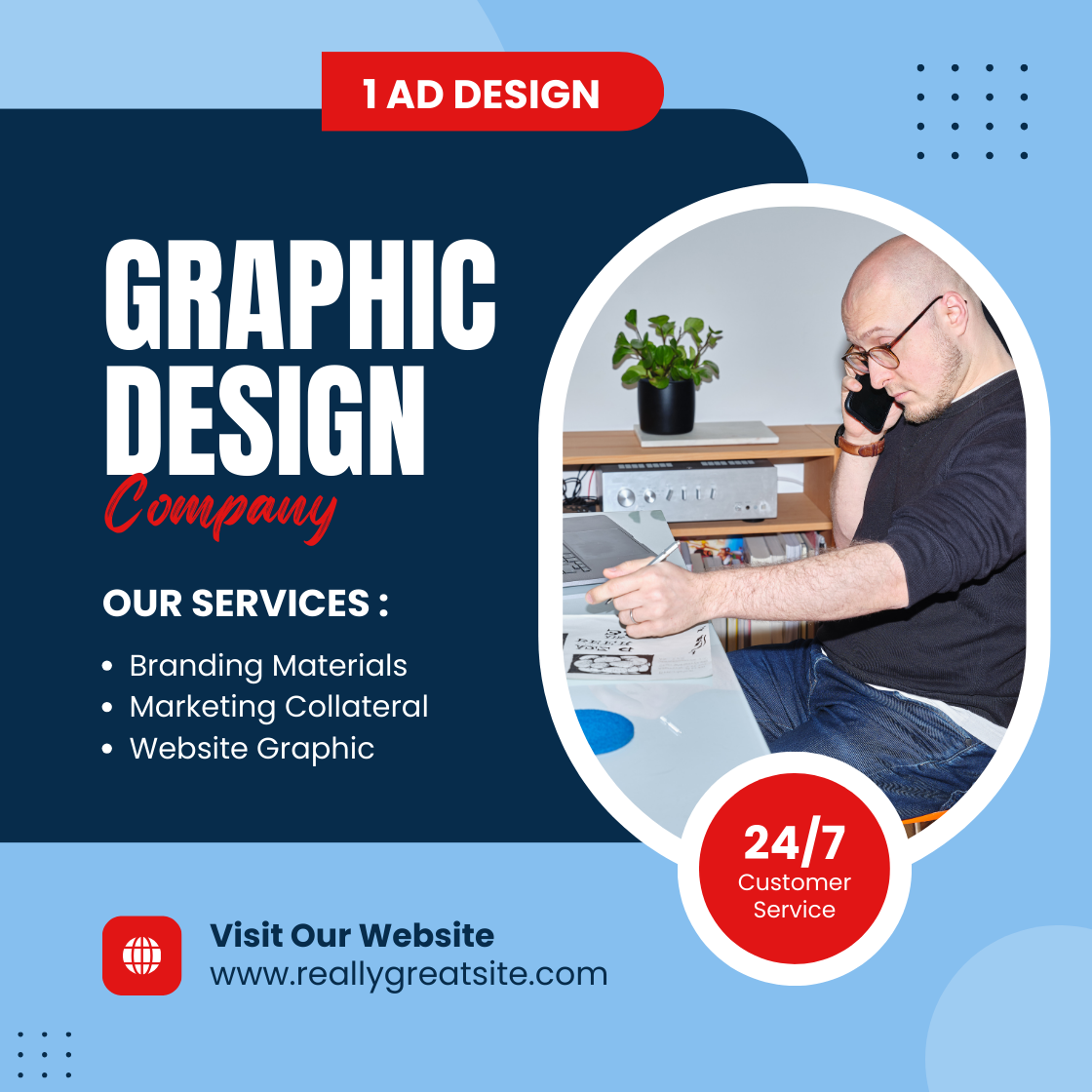 Custom ad design packages